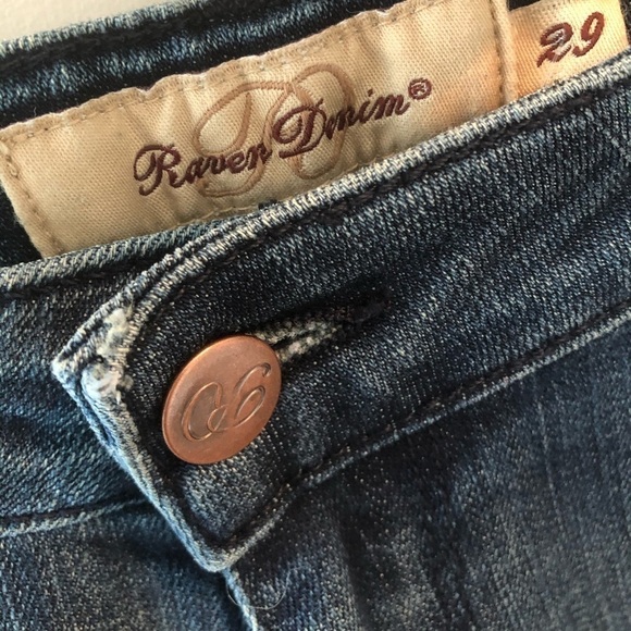 Raven Denim Blue Sadie Supreme Medium Jeans NWT - Picture 5 of 15